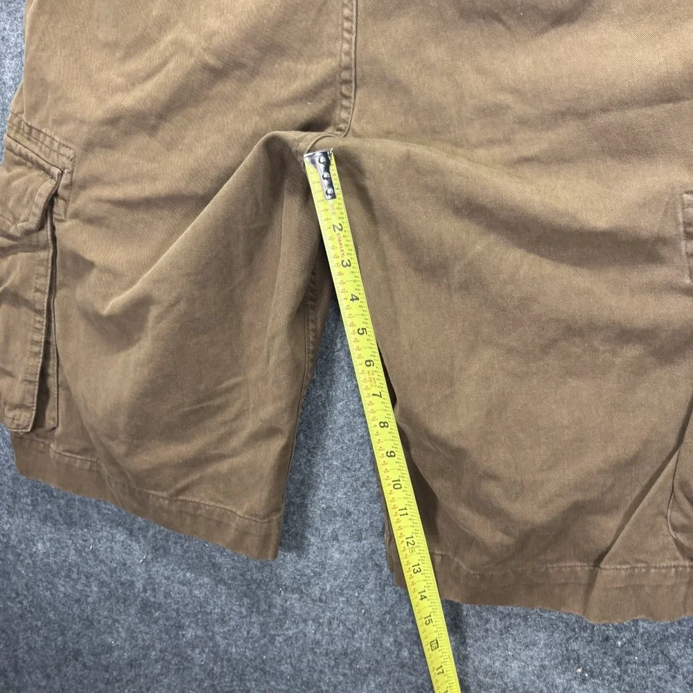 Vintage Polo Ralph Lauren Cargo Shorts Men's 36x14 Brown Baggy Y2K Paratrooper